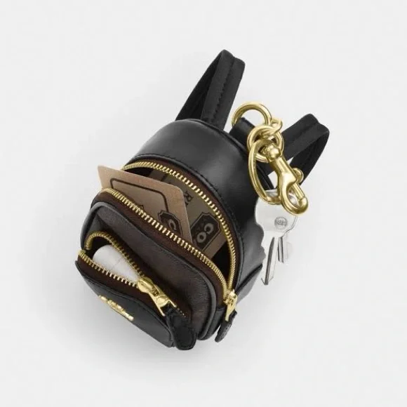 Coach Etta Flap Bag + Backpack Charm - Picture 11 of 15